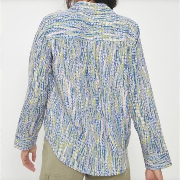 Anthropologie Pilcro Tisha Surplice Faux Wrap Top Sz.XL - Picture 4 of 13